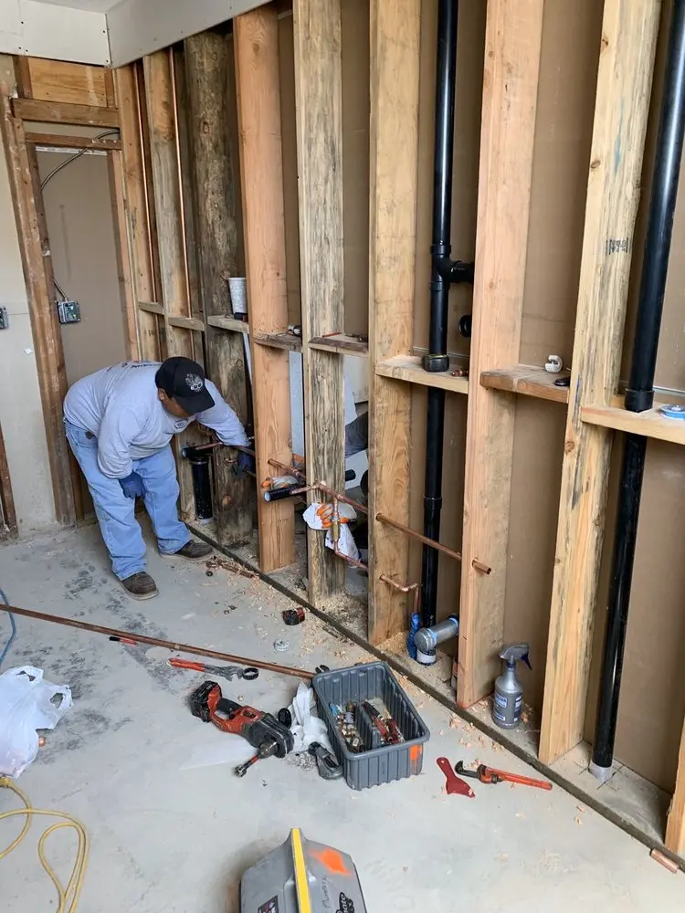 Commercial rough-in plumbing for Water Heater Replacement in Northeast Warren